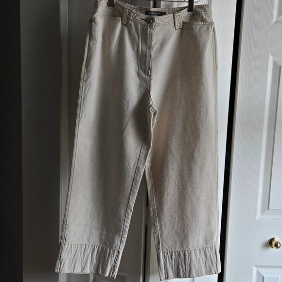 Chic Linen / Tencel blend Pants - Waist 15", Waist to hem 34" Inseam 24" - Picture 1 of 8